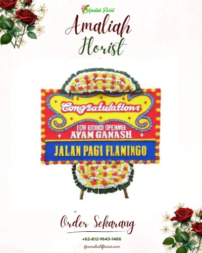 Bunga Papan Congratulation di Muncan